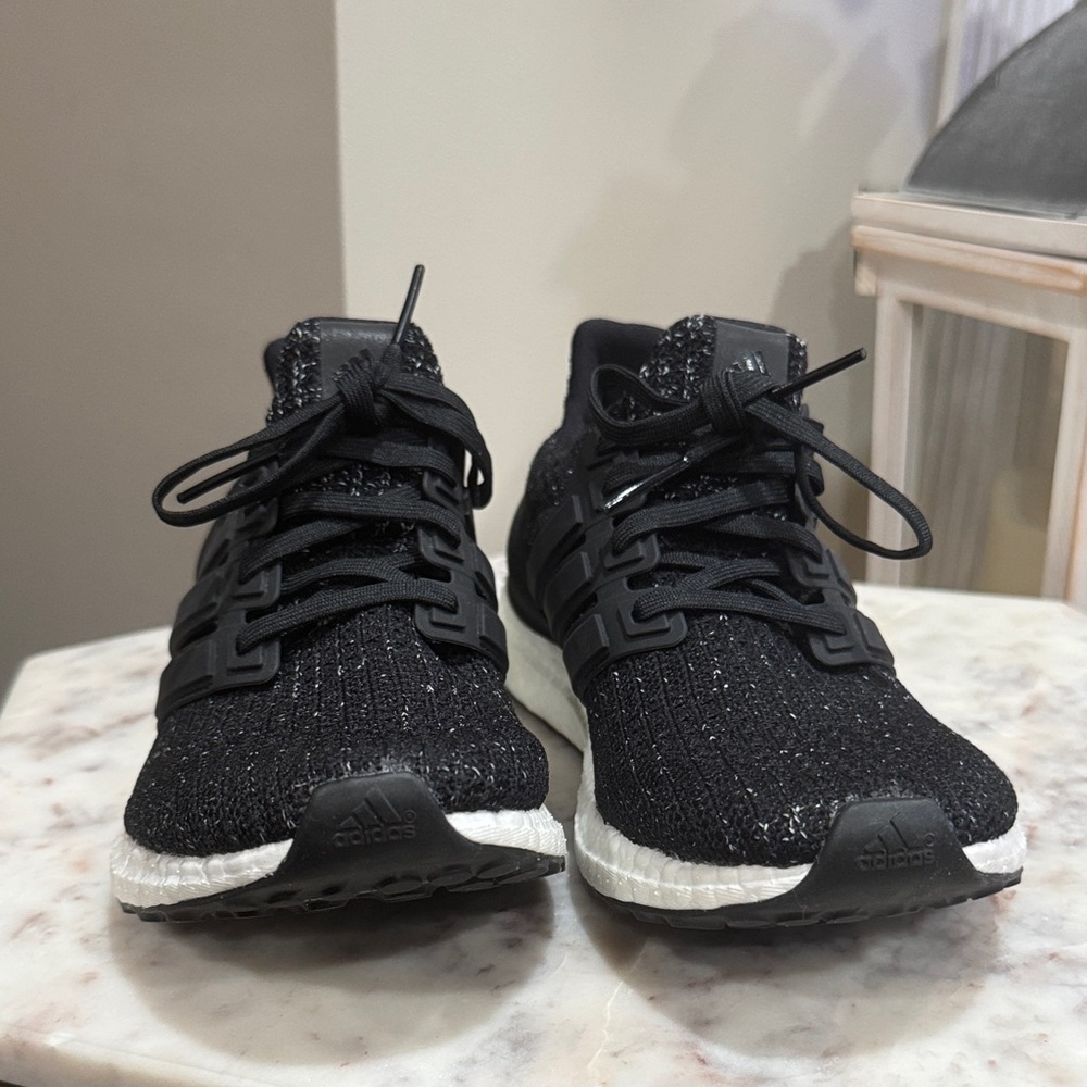 Adidas Women's Ultra Boost Black and White Shoes